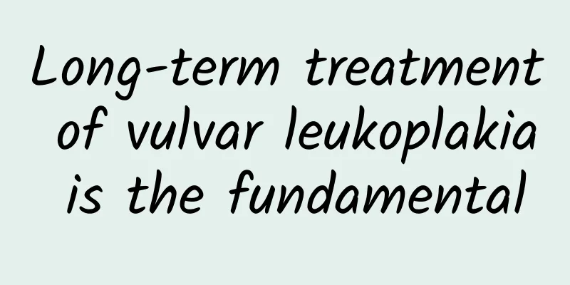 Long-term treatment of vulvar leukoplakia is the fundamental