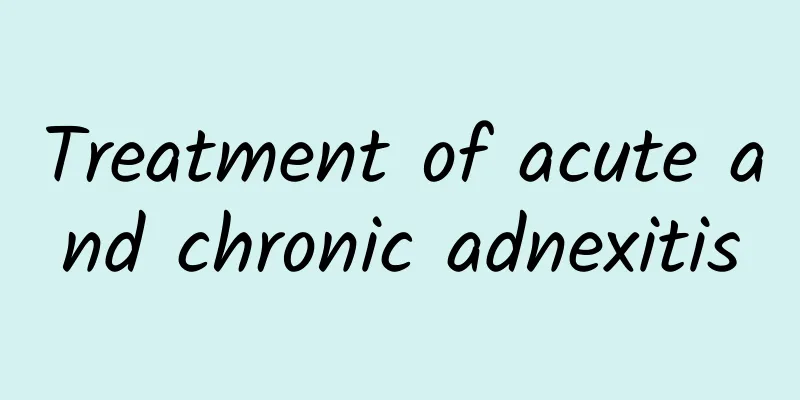 Treatment of acute and chronic adnexitis