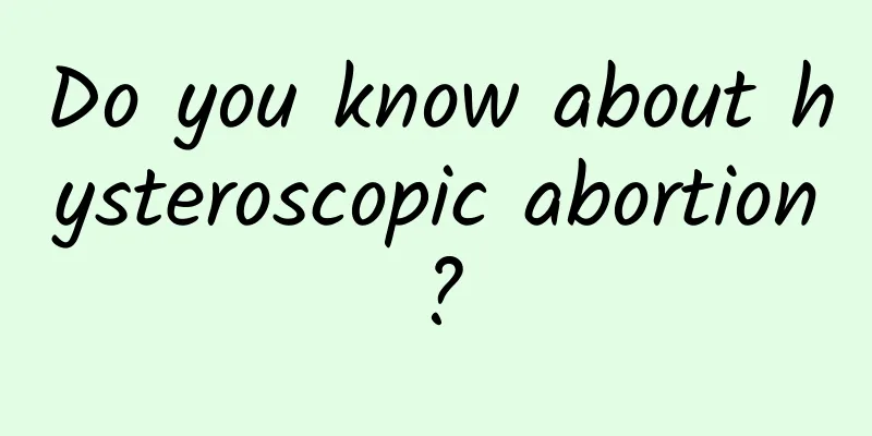 Do you know about hysteroscopic abortion?
