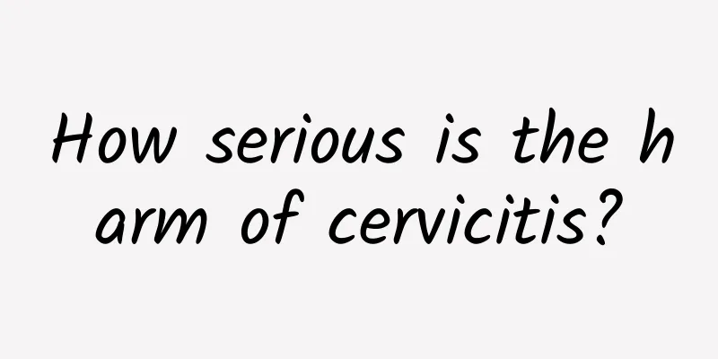 How serious is the harm of cervicitis?