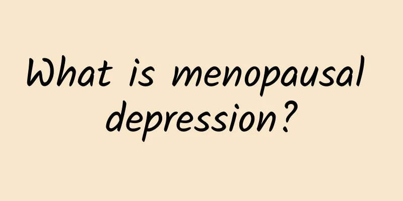 What is menopausal depression?