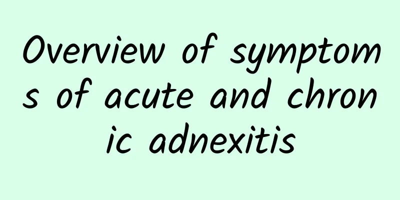 Overview of symptoms of acute and chronic adnexitis