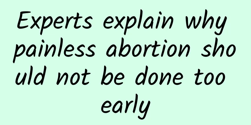 Experts explain why painless abortion should not be done too early