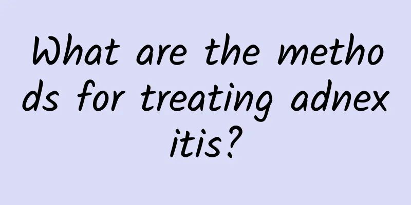 What are the methods for treating adnexitis?