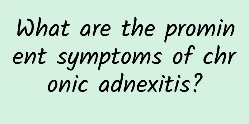 What are the prominent symptoms of chronic adnexitis?