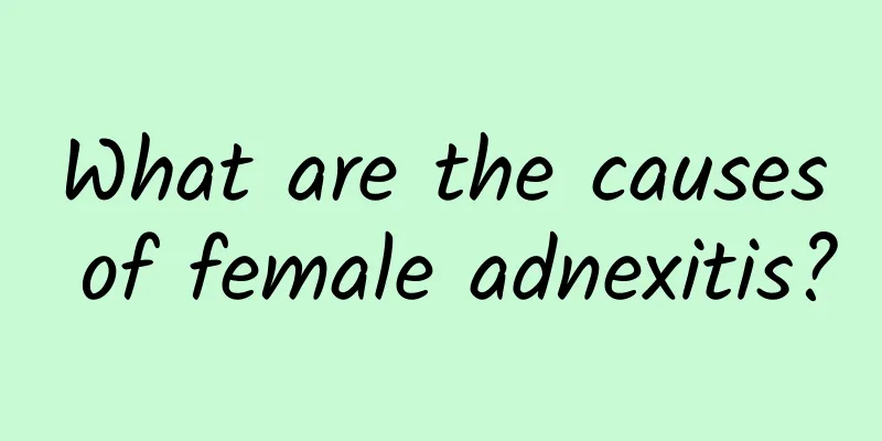 What are the causes of female adnexitis?