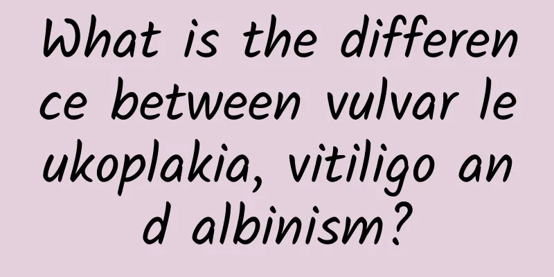 What is the difference between vulvar leukoplakia, vitiligo and albinism?