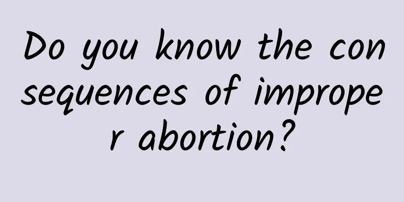 Do you know the consequences of improper abortion?