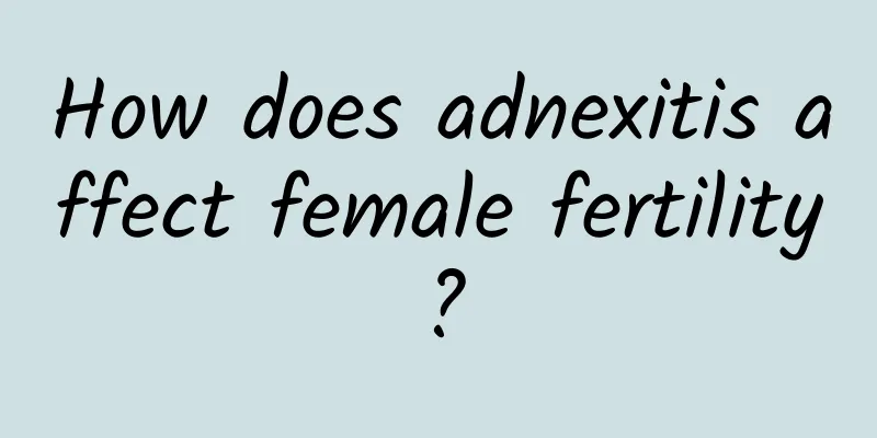 How does adnexitis affect female fertility?