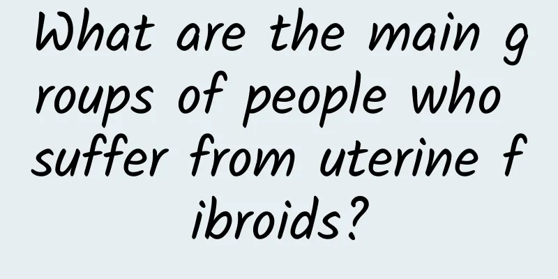 What are the main groups of people who suffer from uterine fibroids?
