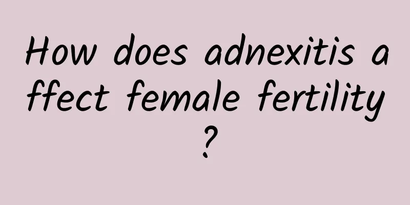 How does adnexitis affect female fertility?