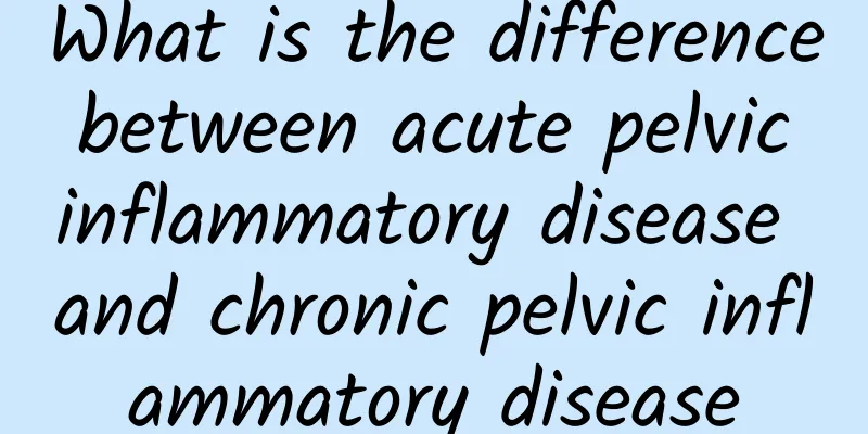 What is the difference between acute pelvic inflammatory disease and chronic pelvic inflammatory disease