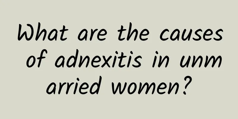 What are the causes of adnexitis in unmarried women?