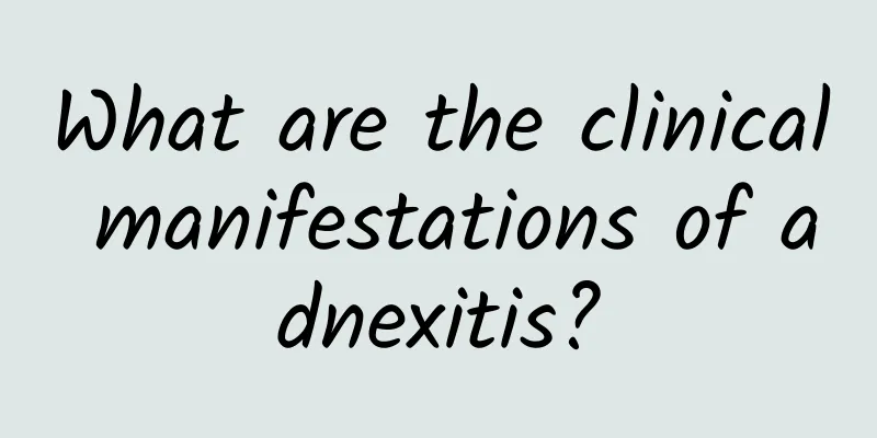 What are the clinical manifestations of adnexitis?
