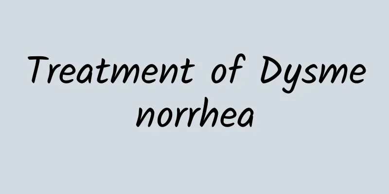 Treatment of Dysmenorrhea