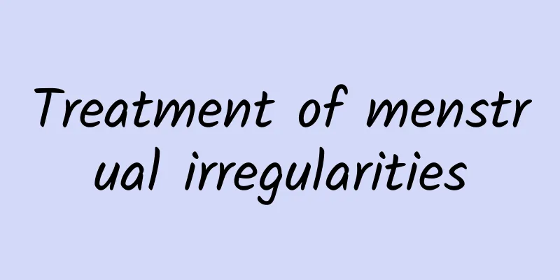 Treatment of menstrual irregularities