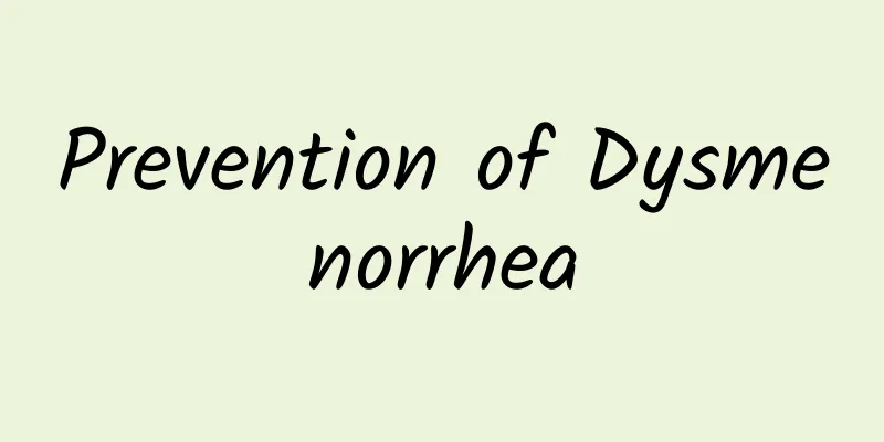 Prevention of Dysmenorrhea