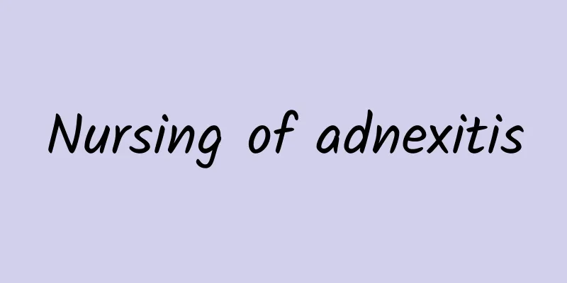 Nursing of adnexitis