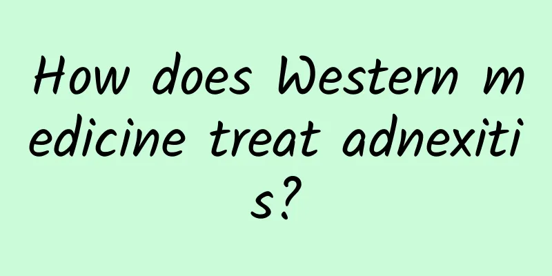 How does Western medicine treat adnexitis?