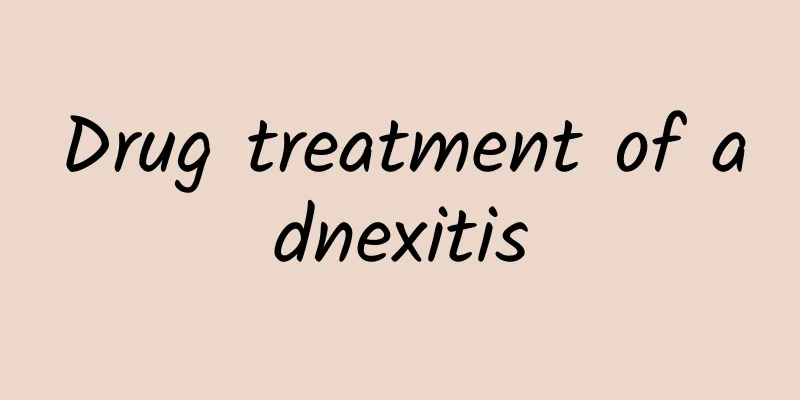 Drug treatment of adnexitis