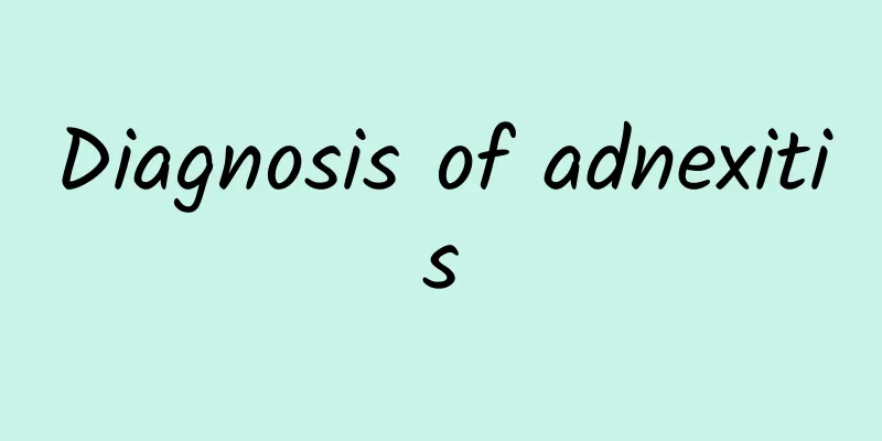 Diagnosis of adnexitis