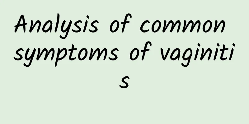 Analysis of common symptoms of vaginitis