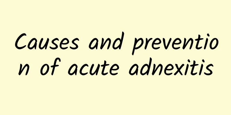 Causes and prevention of acute adnexitis