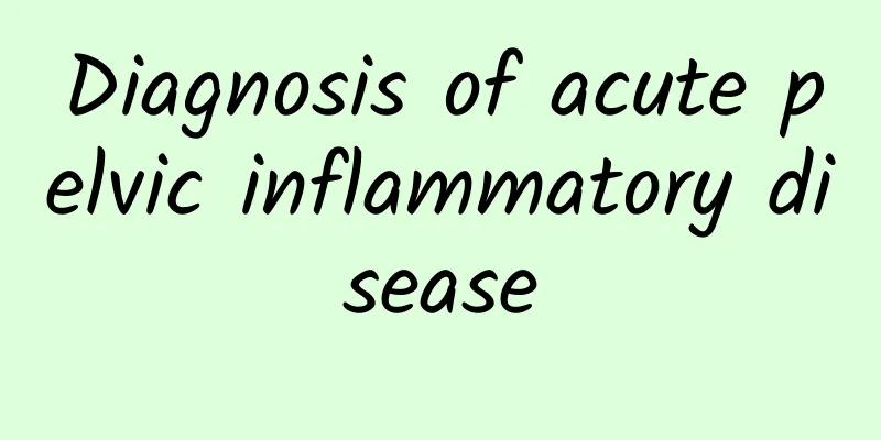 Diagnosis of acute pelvic inflammatory disease