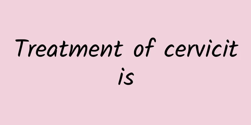 Treatment of cervicitis