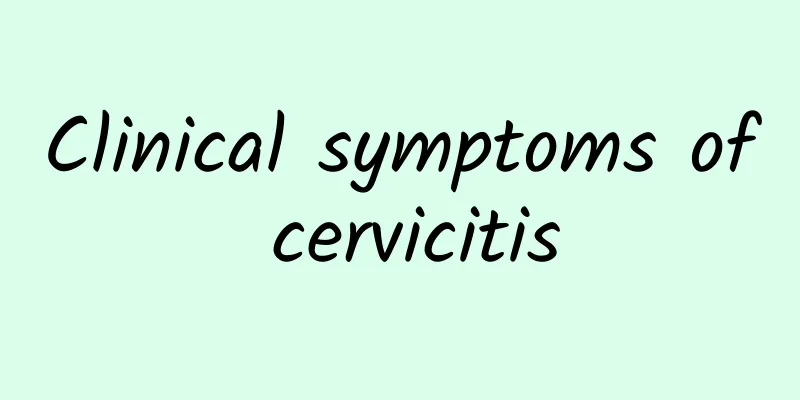 Clinical symptoms of cervicitis