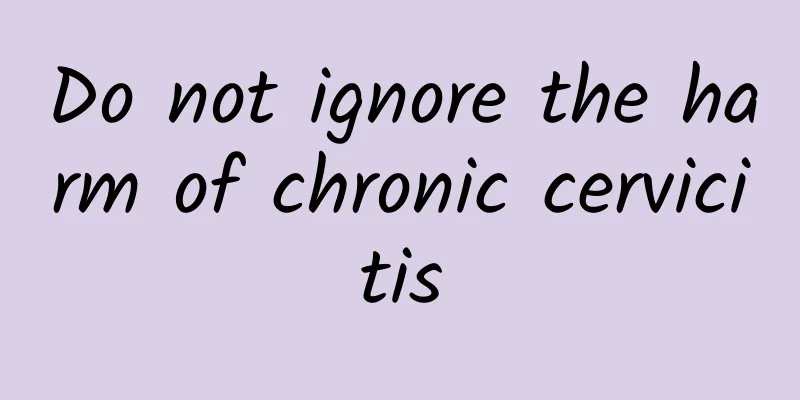 Do not ignore the harm of chronic cervicitis