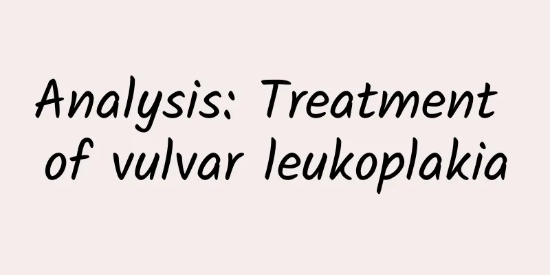 Analysis: Treatment of vulvar leukoplakia