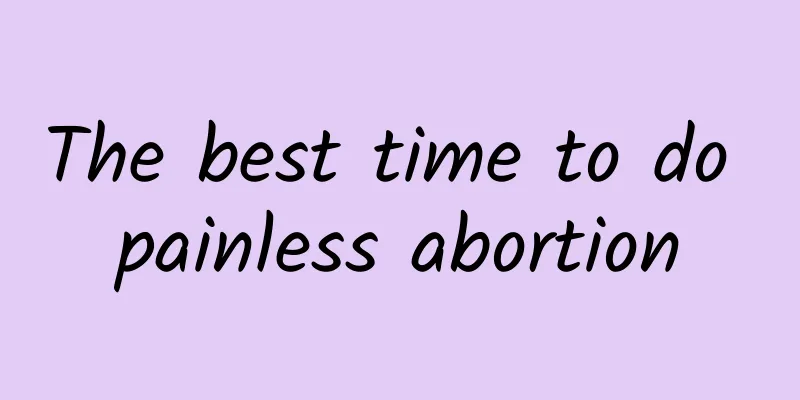 The best time to do painless abortion